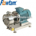 high shear inline emulsifier pump with hopper and trolley